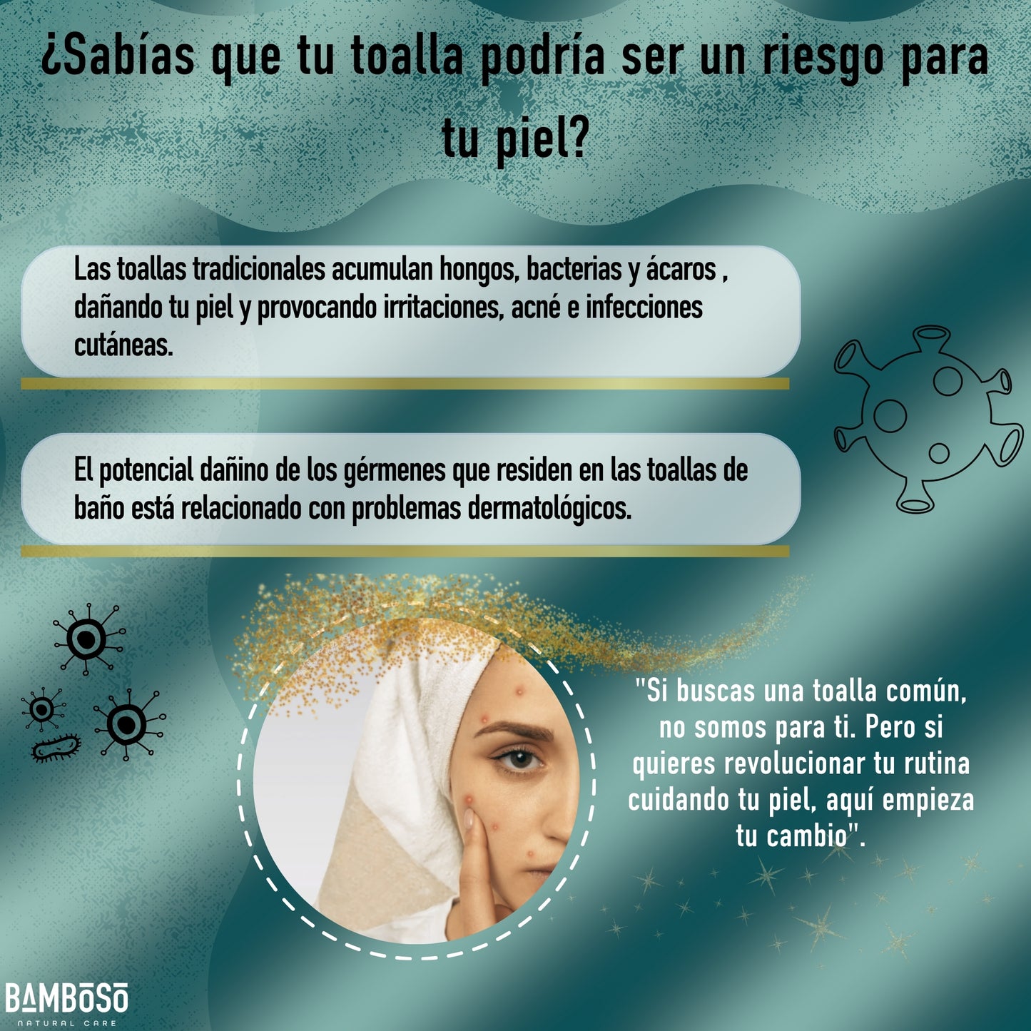 Toallas Faciales Desechables de Bambú – Limpieza Natural y Suave