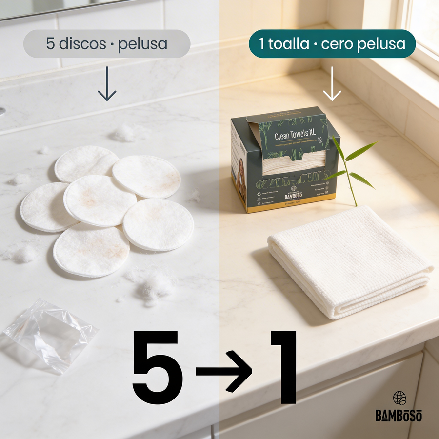 BAMBOSO Asciugamani puliti XL