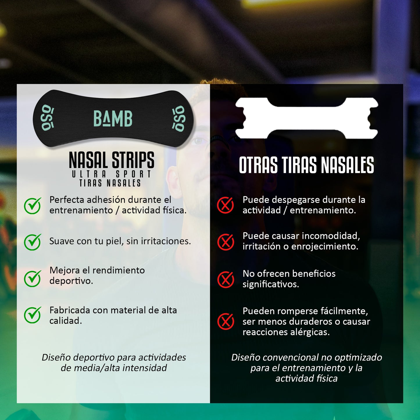 Tiras Nasales Deportivas – Respira Mejor, Rinde Más