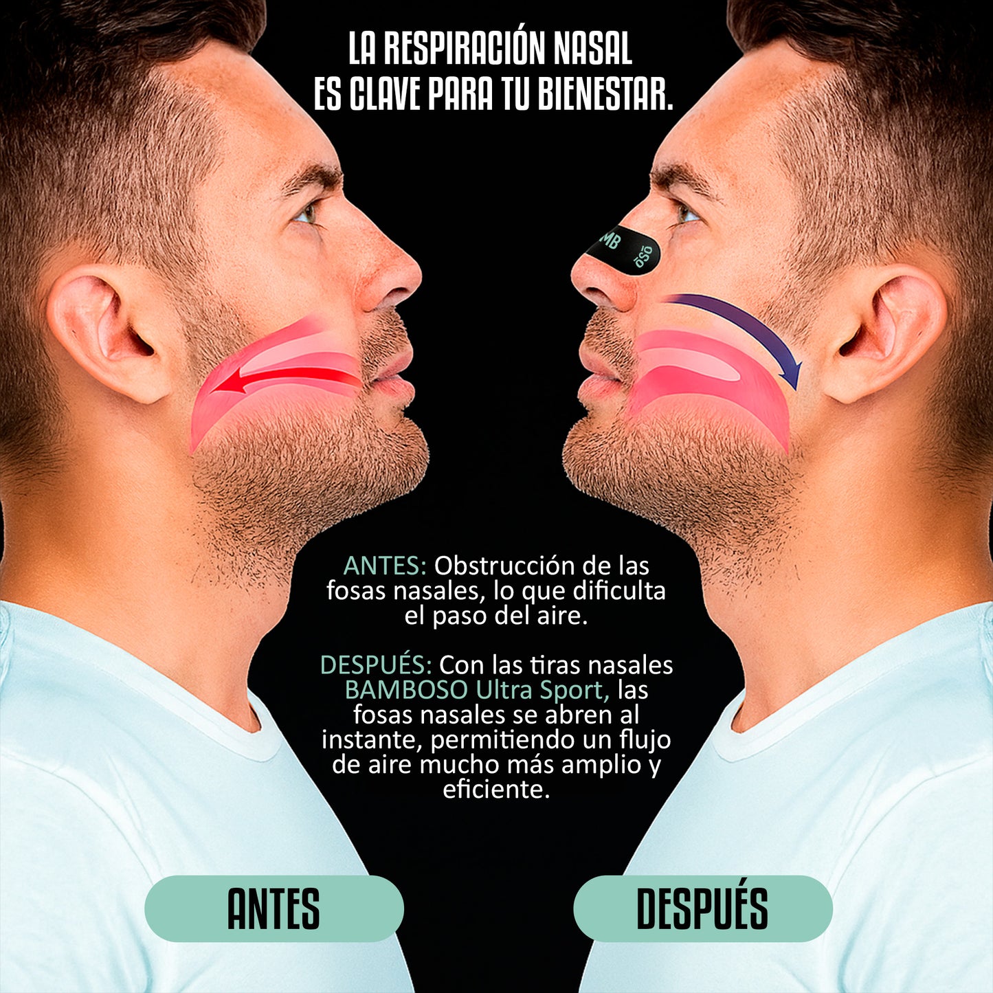 Tiras Nasales Deportivas – Respira Mejor, Rinde Más