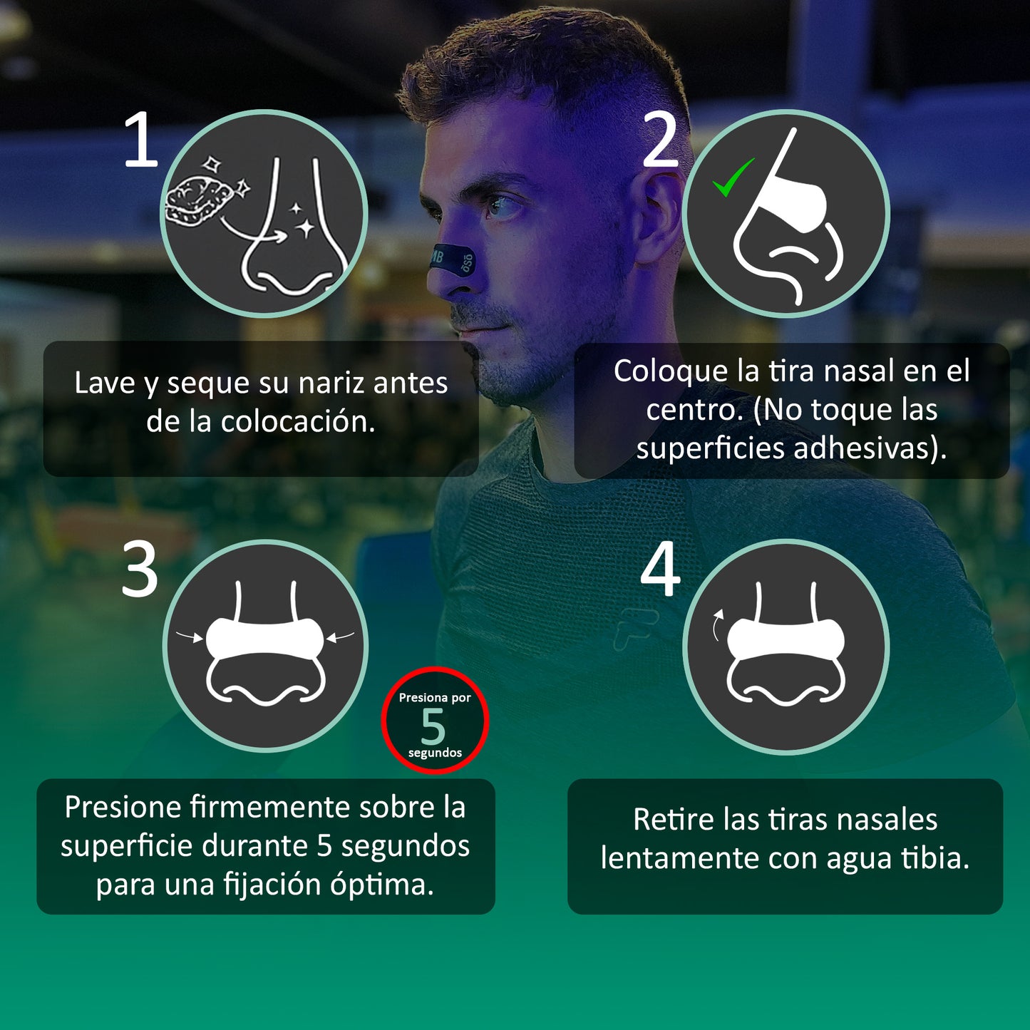 Tiras Nasales Deportivas – Respira Mejor, Rinde Más