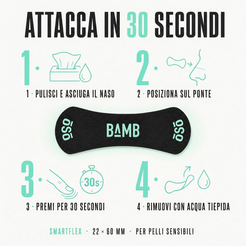 Bamboso Nasal Strips Ultra Sport