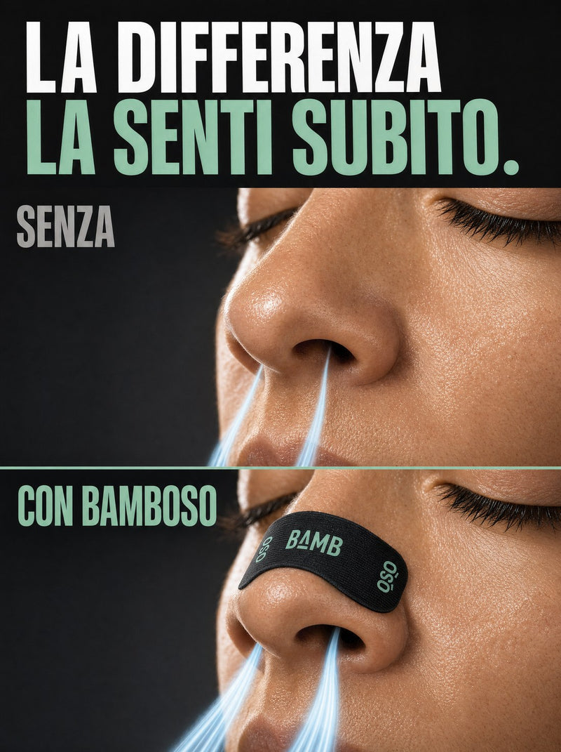 BAMBOSO cerotti nasali sportivi